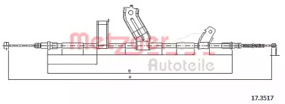 Трос METZGER 17.3517