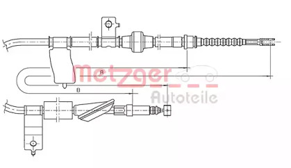 Трос METZGER 17.4017