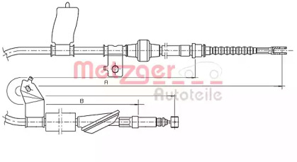 Трос METZGER 17.4018