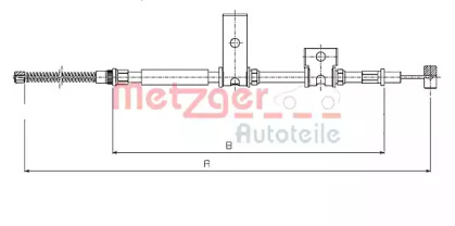 Трос METZGER 17.5013