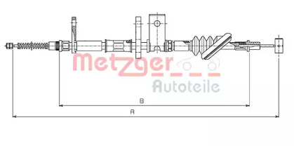 Трос METZGER 17.5020