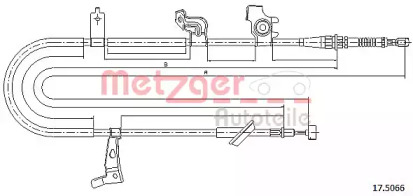 Трос METZGER 17.5066