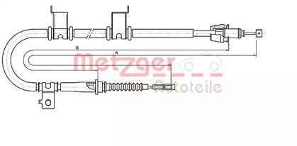 Трос METZGER 17.6052