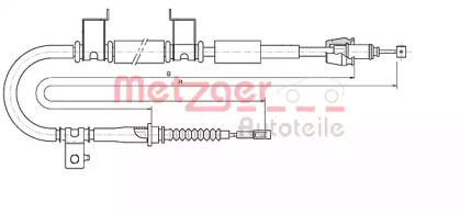 Трос METZGER 17.6053