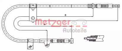 Трос METZGER 17.0003