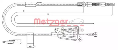 Трос METZGER 17.0125