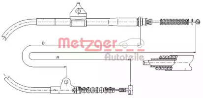 Трос METZGER 17.0203