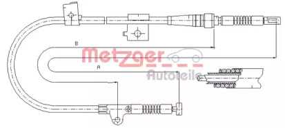 Трос METZGER 17.0216