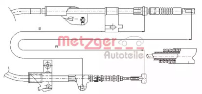 Трос METZGER 17.0235