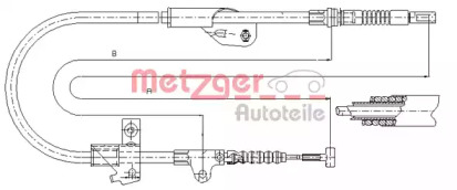 Трос METZGER 17.0237