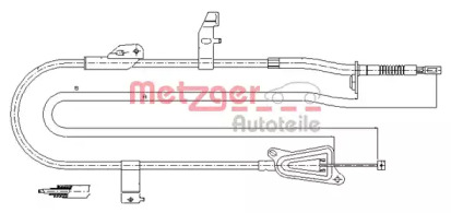 Трос METZGER 17.0246