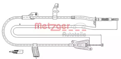 Трос METZGER 17.0247