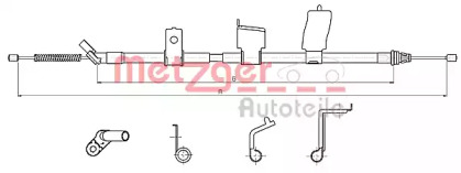 Трос METZGER 17.0329