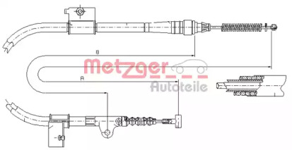 Трос METZGER 17.0333