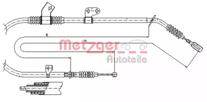 Трос METZGER 17.0583