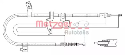 Трос METZGER 17.0586