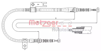 Трос METZGER 17.0595