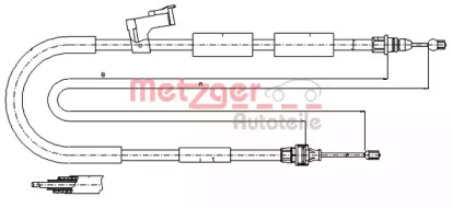 Трос METZGER 17.0684