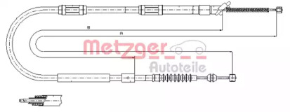 Трос METZGER 17.1041