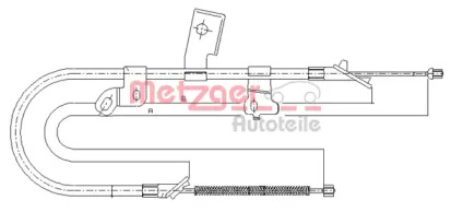 Трос METZGER 17.1071