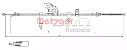 Трос METZGER 17.1080