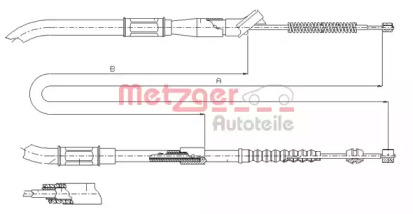 Трос METZGER 17.1298