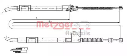 Трос METZGER 17.1413