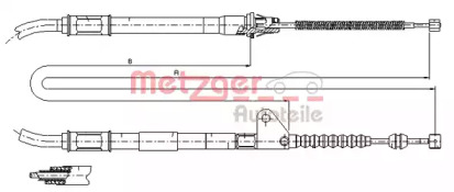 Трос METZGER 17.1414