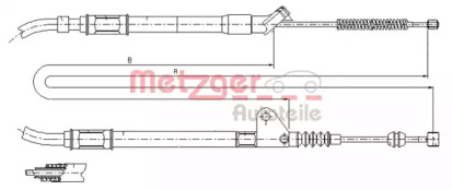 Трос METZGER 17.1415