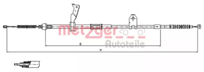 Трос METZGER 17.1482