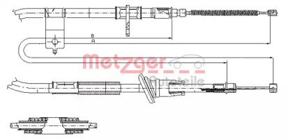 Трос METZGER 17.2511