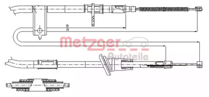 Трос METZGER 17.2512