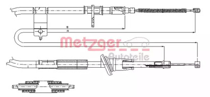 Трос METZGER 17.2518