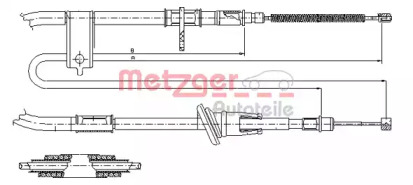 Трос METZGER 17.2519