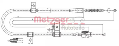 Трос METZGER 17.2524