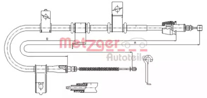 Трос METZGER 17.2541