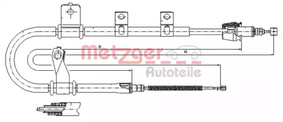 Трос METZGER 17.2561