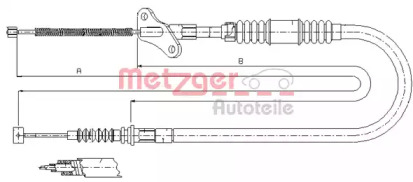 Трос METZGER 17.2721