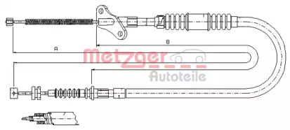 Трос METZGER 17.2723