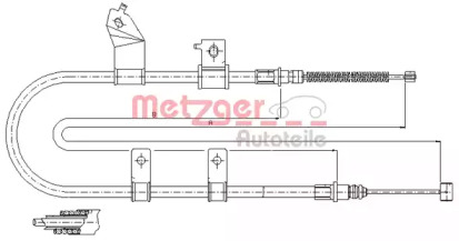 Трос METZGER 17.3504