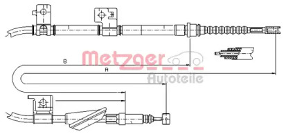 Трос METZGER 17.4034