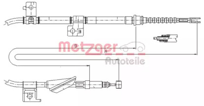 Трос METZGER 17.4035