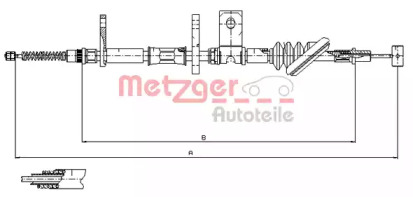 Трос METZGER 17.5021