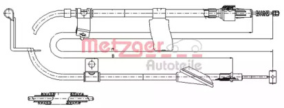 Трос METZGER 17.5036