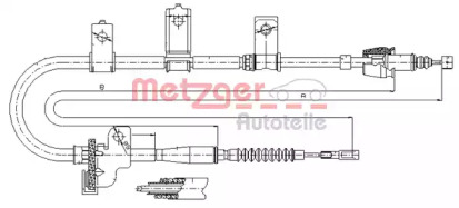 Трос METZGER 17.6020