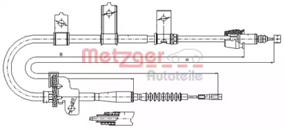 Трос METZGER 17.6021