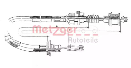 Трос METZGER 18.162