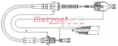 Трос METZGER 18.0071