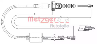 Трос METZGER 18.2522