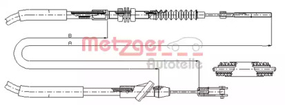 Трос METZGER 18.6103